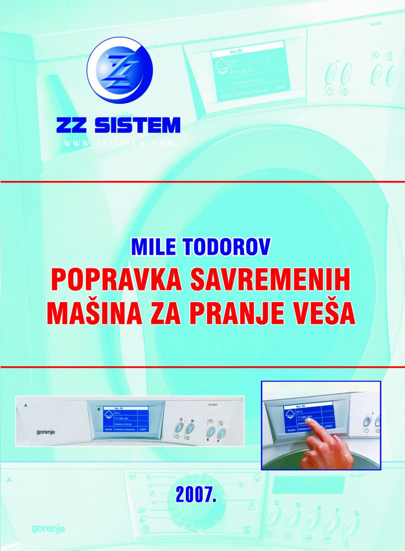 Knjiga - Popravka savremenih mašina za veš Slika korice knjige - "Popravka savremenih mašina za pranje veša"